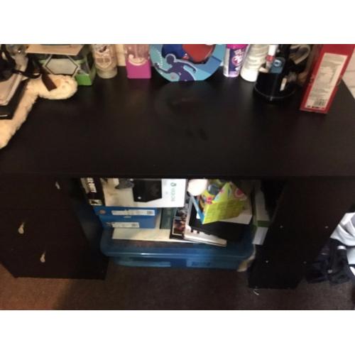 Black desk
