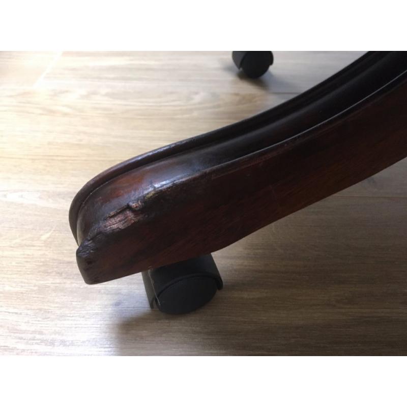 CHESTERFIELD LEATHER OFFICE CHAIR