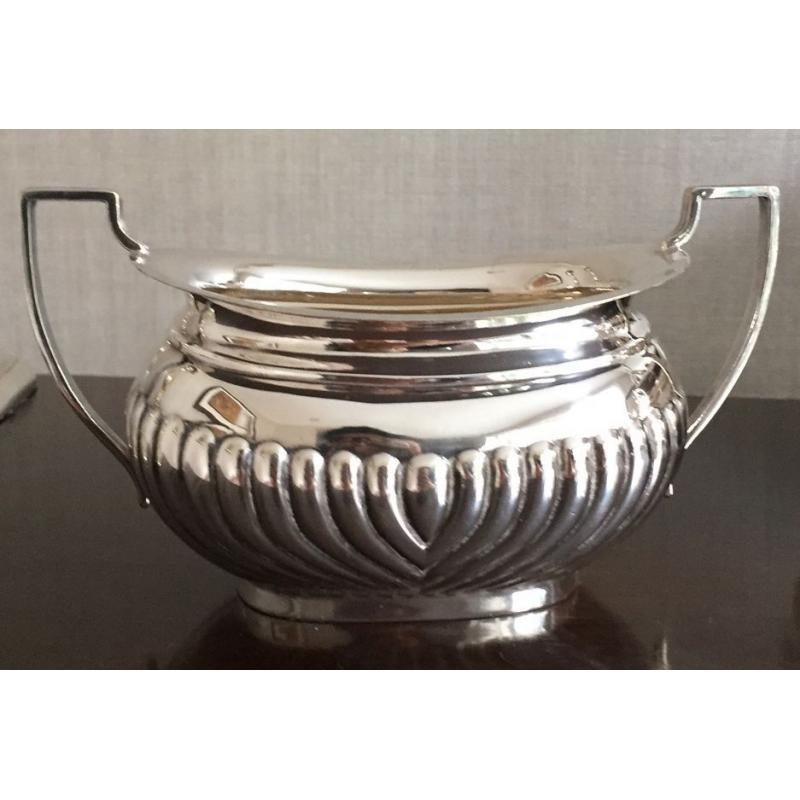 Beautiful silver-plated tea set