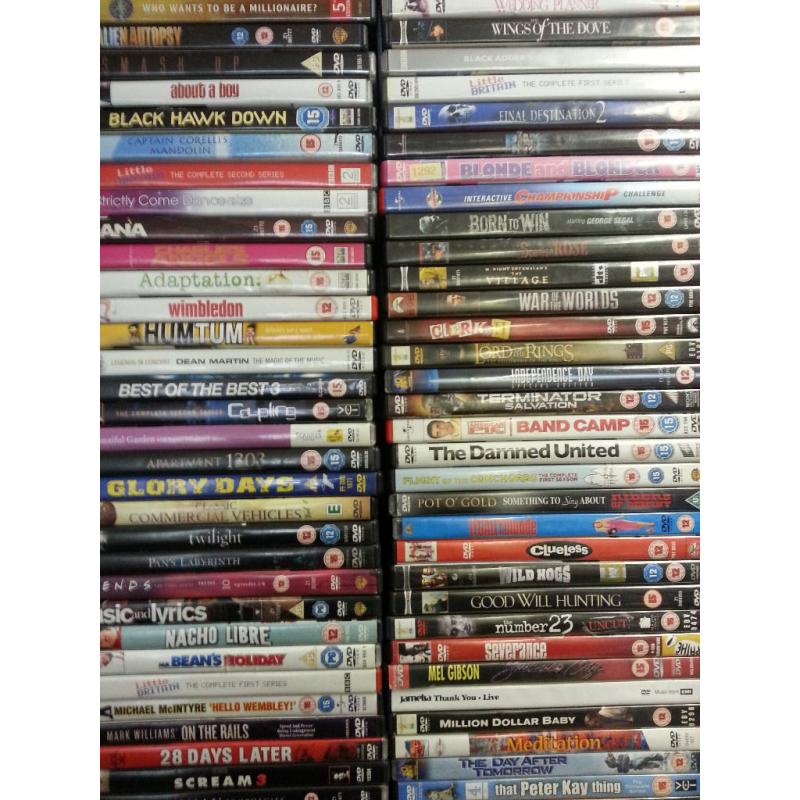 Dvds in bundles of 100