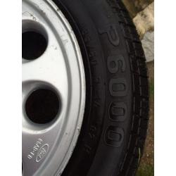 Ford pepper pot alloy wheels