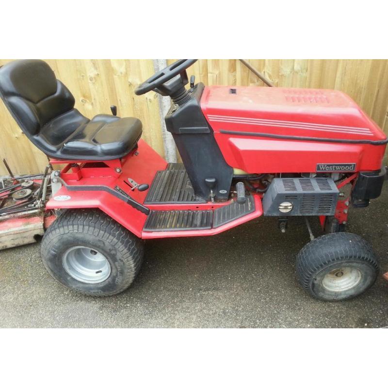 Westwood t1800 ride on mower with 48 mulch deck