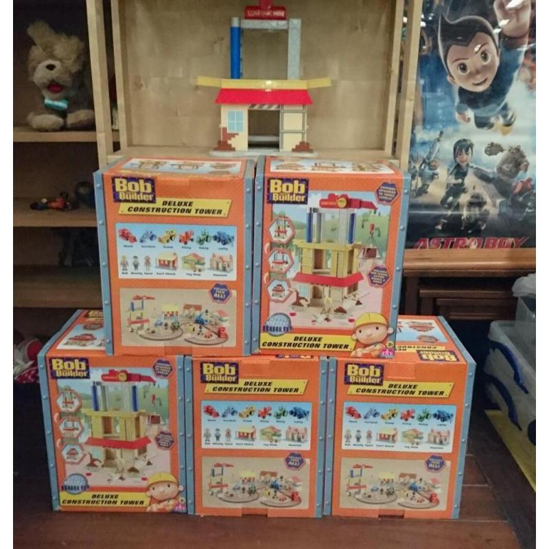 Joblot of 5 bob the builder construction sets