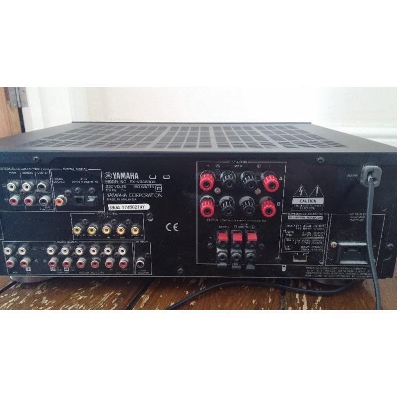 Yamaha RX-V396 Natural Sound 5.1 Home Theater Receiver