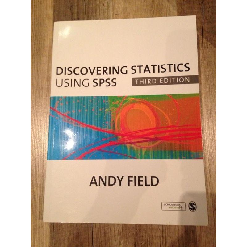 Discovering Statistics Using SPSS Textbook Psychology