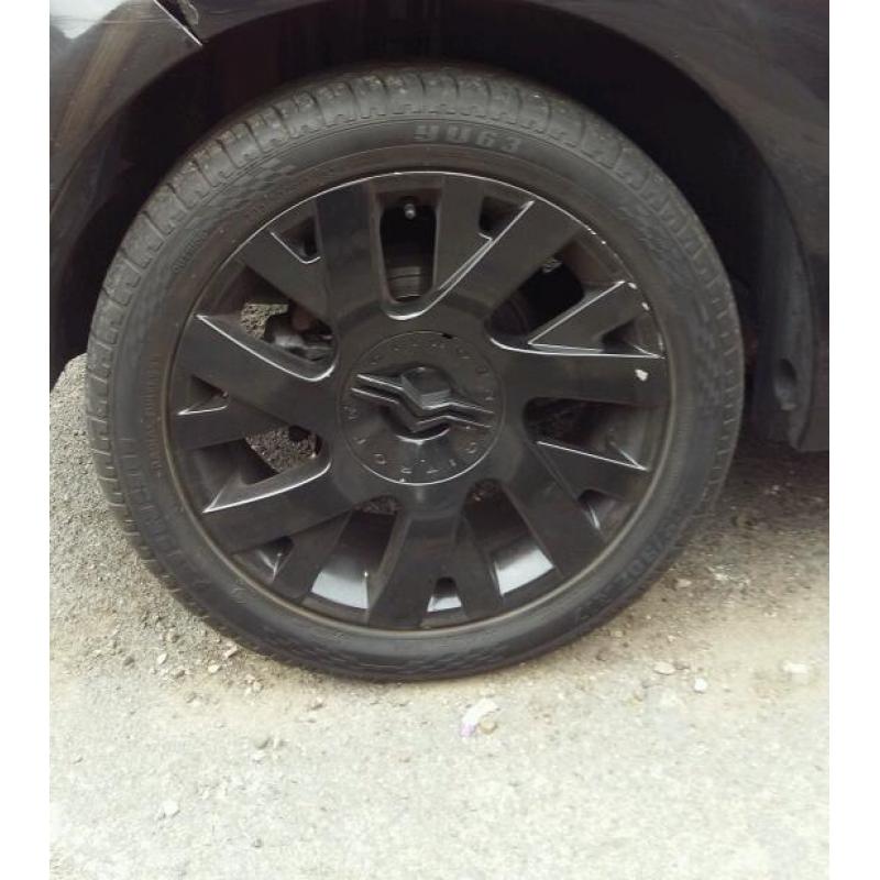 Citroën c4 vtr allyo wheels think the 17 inch good tred all 4 tyres