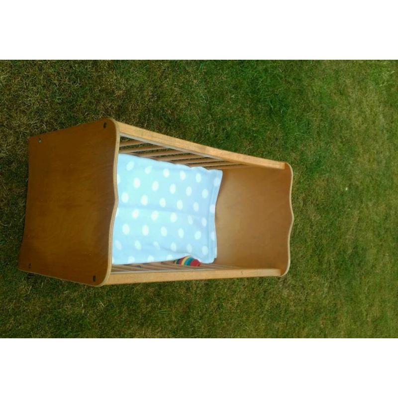 Doll's Wooden Cot