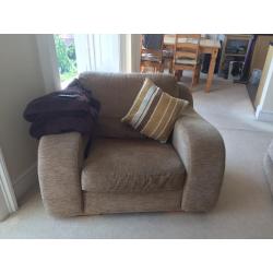 Fantastic 3 seater sofa & matching arm chair