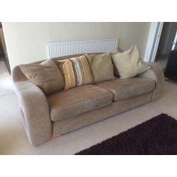 Fantastic 3 seater sofa & matching arm chair