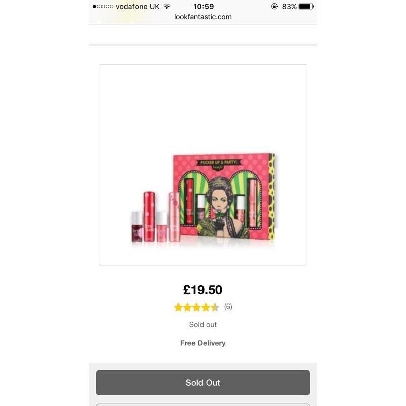 Benefit make up set - Pucker up & party