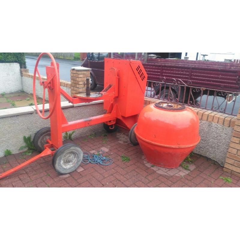 winget site concret mixer diesle