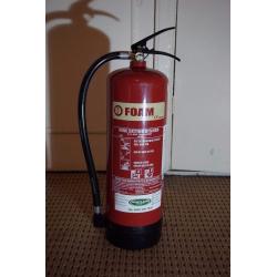 6 Litre Foam Fire Extinguisher Unused Service Record