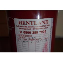 6 Litre Foam Fire Extinguisher Unused Service Record