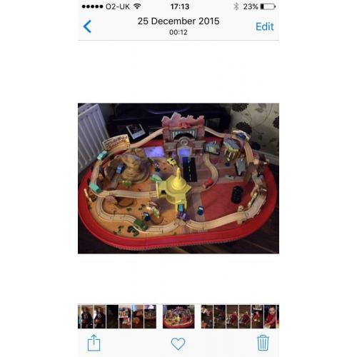 Disney cars track table