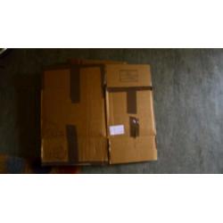 variety of cardboard boxes, from small to large