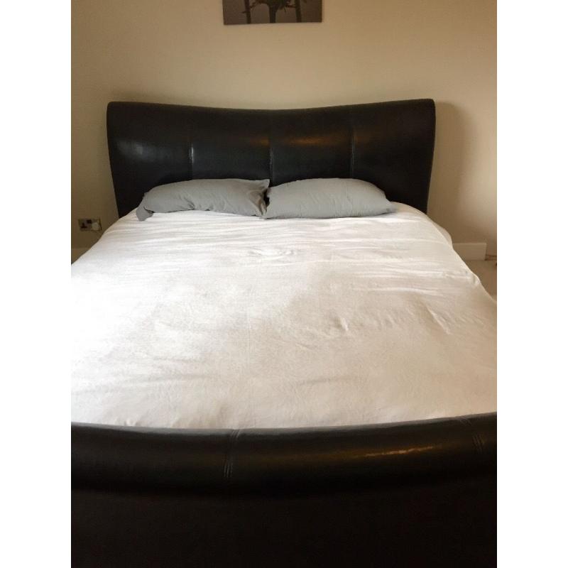 Superking Faux Leather Bed