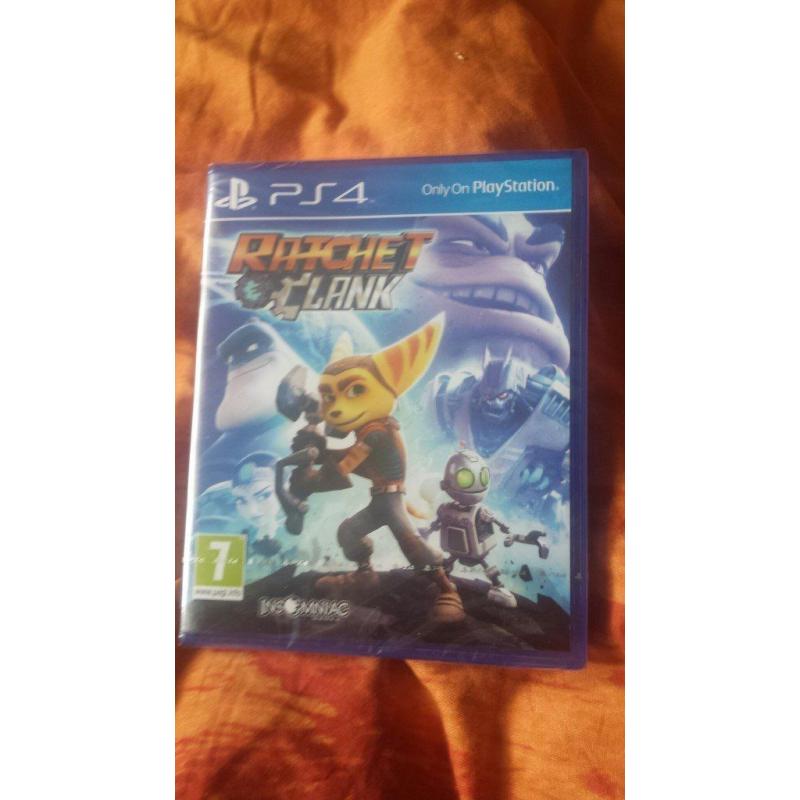 PS4 GAME / BRAND NEW SEALED UP / Ratchet and clank / CASH OR MAYBE A SWAP