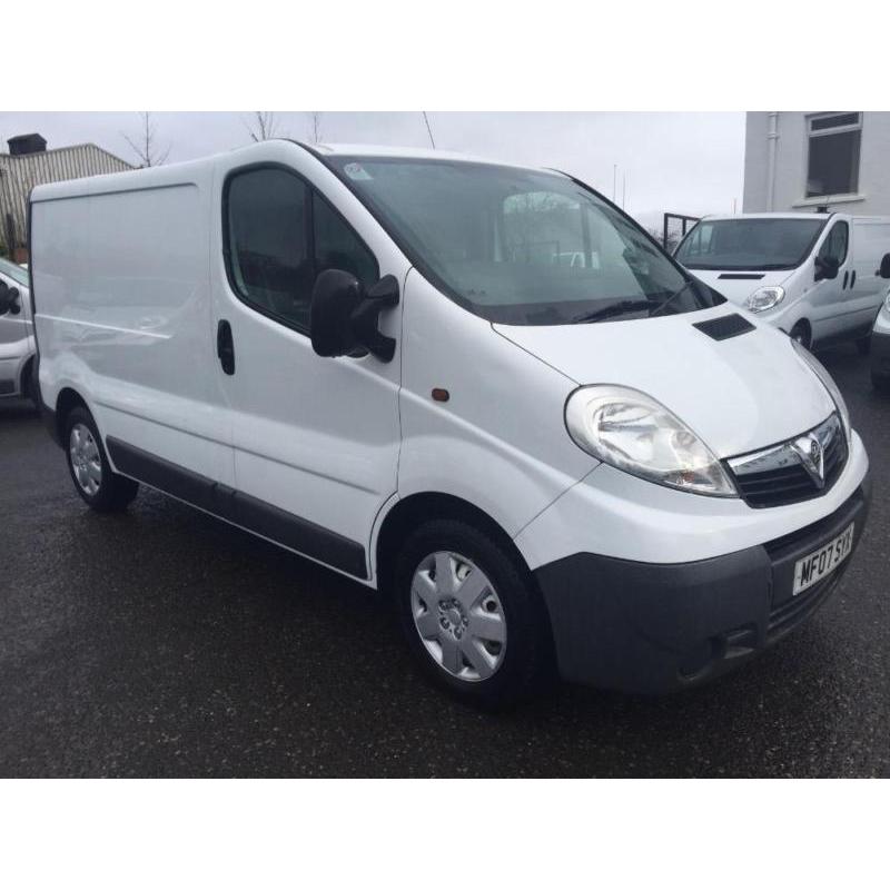 2007 VAUXHALL VIVARO 2.0 CDTI SWB PANEL VAN TRAFIC