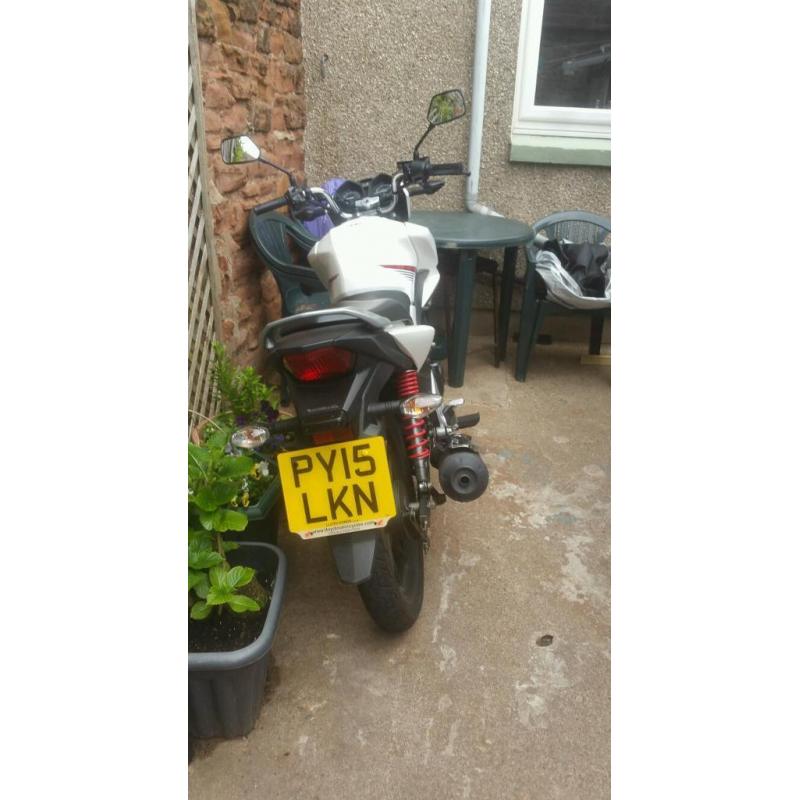 Honda cbf125f reg july 2015