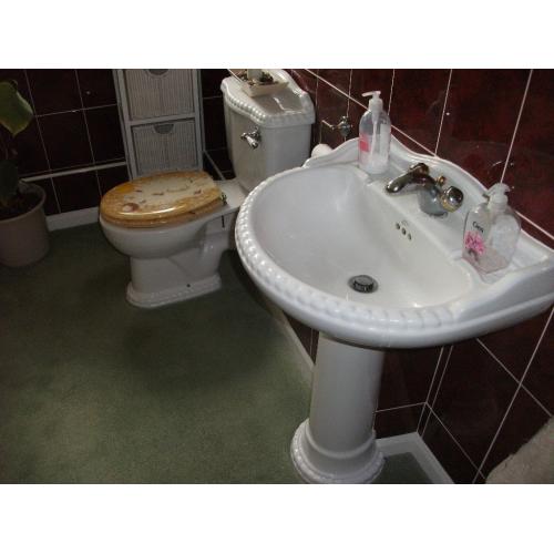 Basin and wc