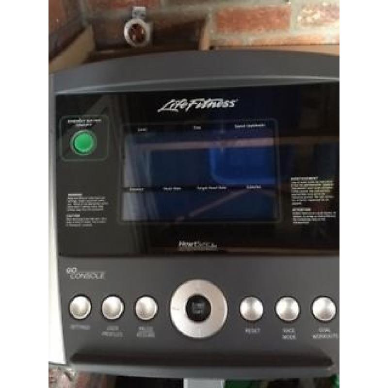 Life Fitness C1 exercise bike with Go Console. Assembled but unused with all instructions.