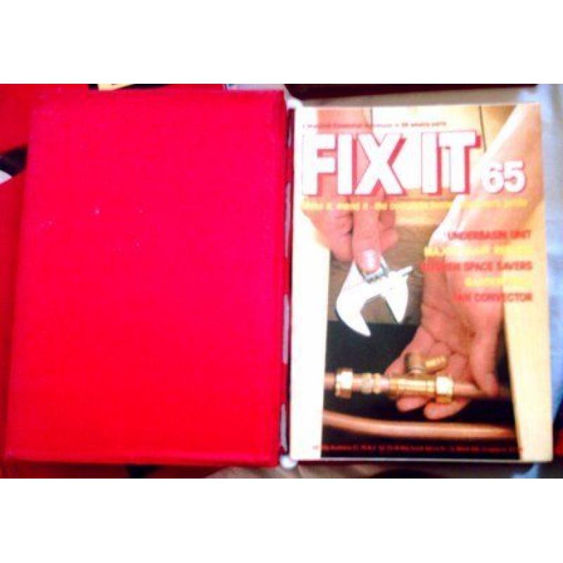 VINTAGE MARSHALL CAVENDISH DIY FIX-IT MANUALS IN BINDERS - FOR SALE
