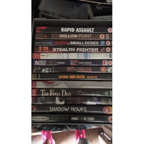 Lots of DVD's for sale
