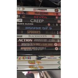 Lots of DVD's for sale