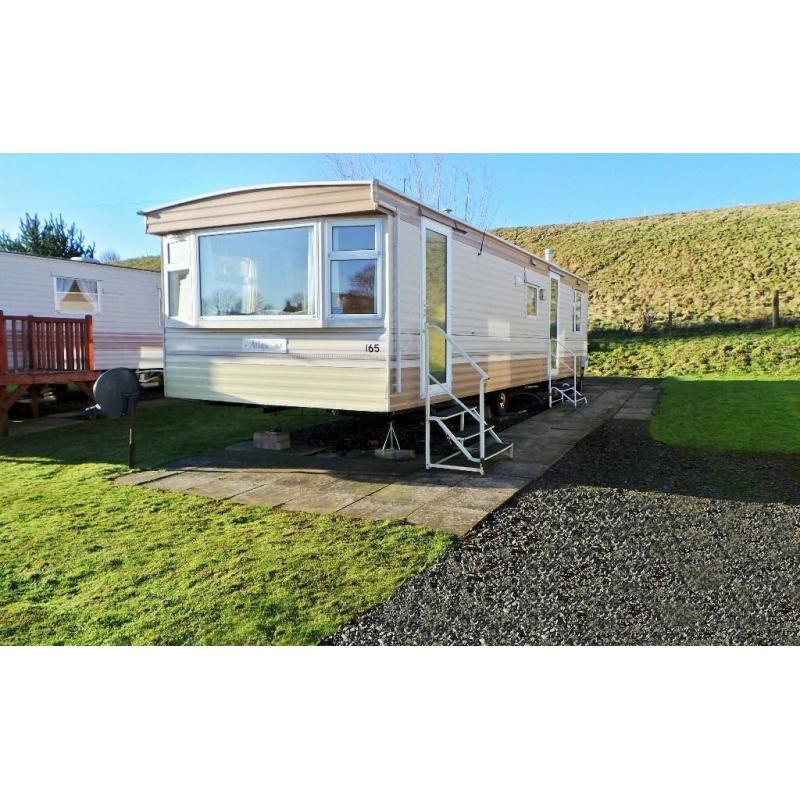 Atlas Nevada 1998 Static Caravan sited at Blackadder Holiday Park, Greenlaw. Ideal Startup Van