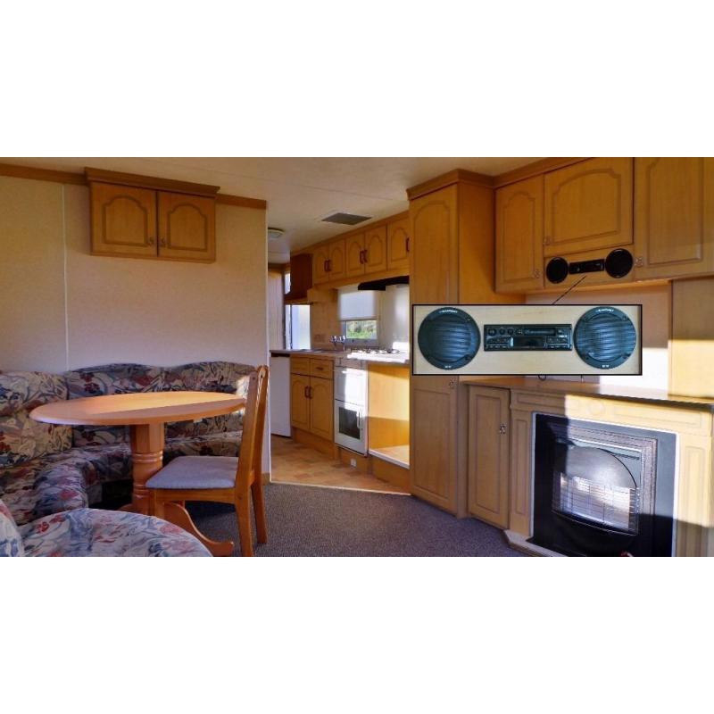 Atlas Nevada 1998 Static Caravan sited at Blackadder Holiday Park, Greenlaw. Ideal Startup Van