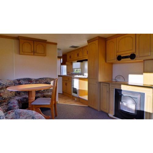 Atlas Nevada 1998 Static Caravan sited at Blackadder Holiday Park, Greenlaw. Ideal Startup Van
