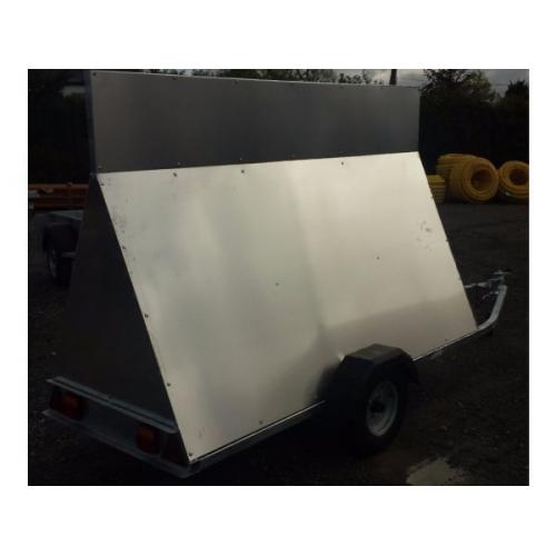 NEW 8ft ADVERTISING TRAILER WITH ALUMINIUM PANELS LED LIGHTS AVAILABLE AT ARMAGH TRAILERS