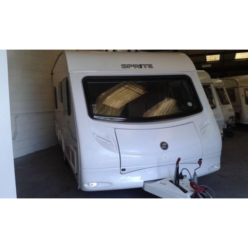 Sprite Alpine 4 Berth Fixed Bed 2009 Caravan