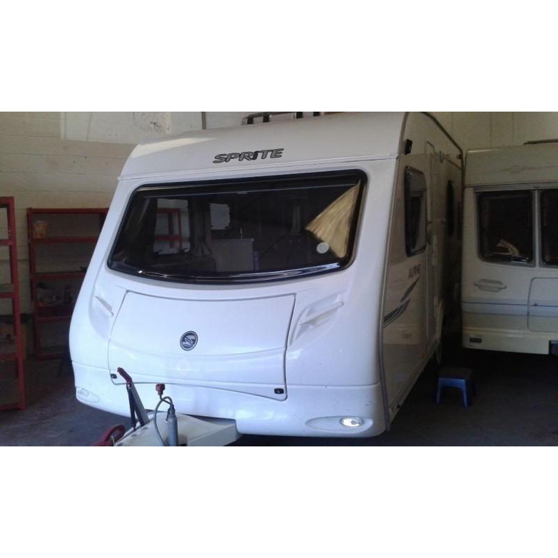 Sprite Alpine 4 Berth Fixed Bed 2009 Caravan