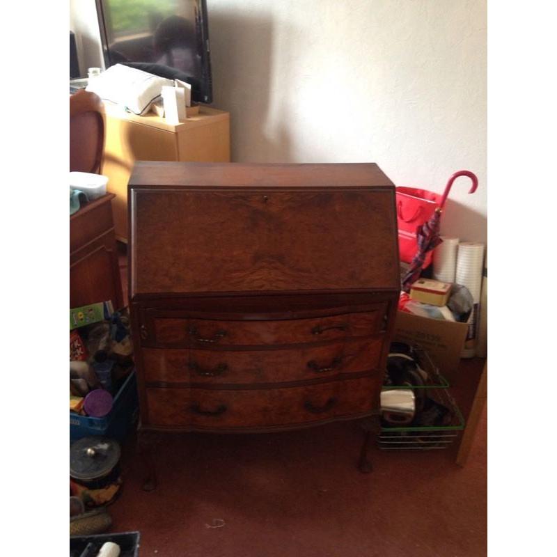 Antique drawing desk