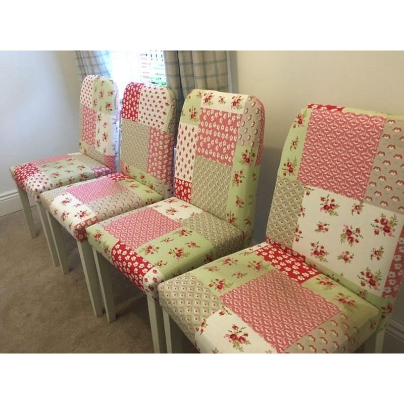 4 sturdy chairs for recovering