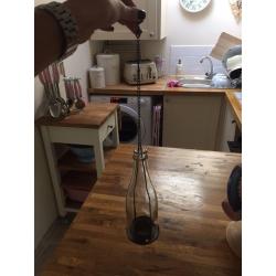 Bottle candle holder