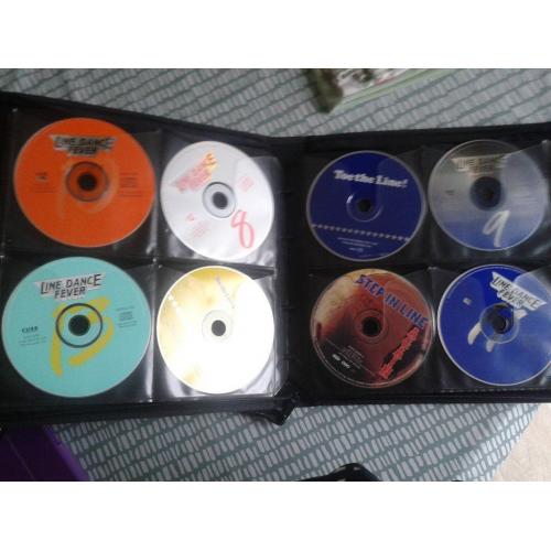 Large collection of country music/linedance cd's