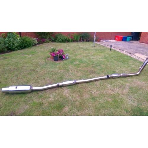 SUBARU IMPREZA ESTATE '99 stainless steel exhaust system