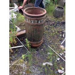 Cast iron litter bins