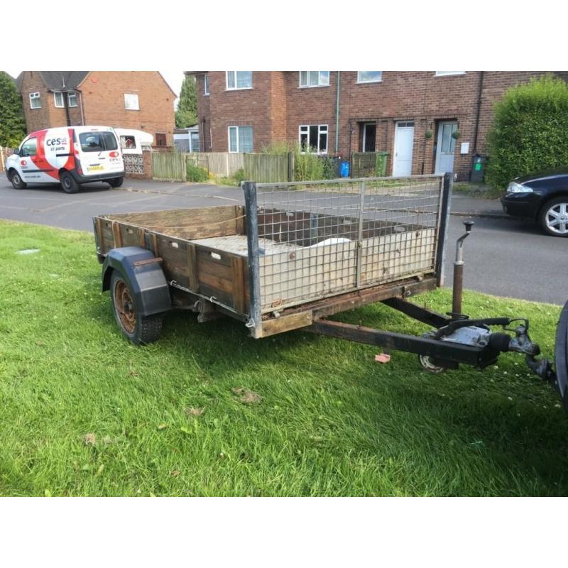 LARGE SIZE TRAILER READY FOR WORK