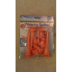 Watering spikes for pot plants