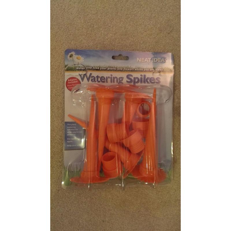 Watering spikes for pot plants