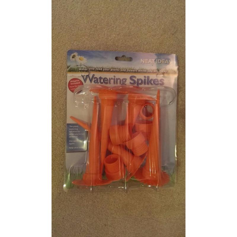 Watering spikes for pot plants