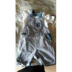 Bundle of boys clothes from 3-6m to 9-12m