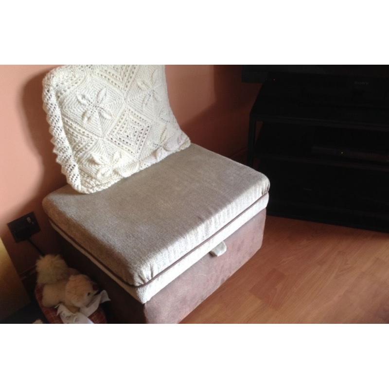 Sofas and footstool clean good condition