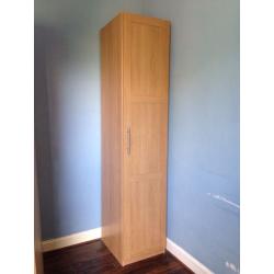 IKEA oak effect wardrobe for sale