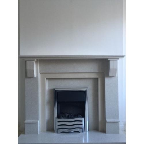 Marble fireplace