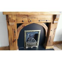 Stunning solid wood fire surround