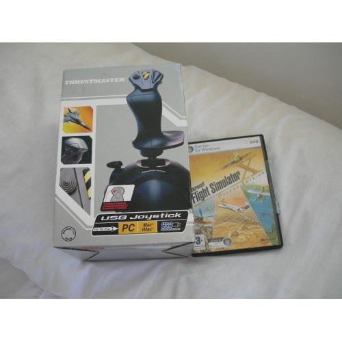 WINDOWS FLIGHT SIMULATOR AND THRUSTMASTER USB JOYSTICK